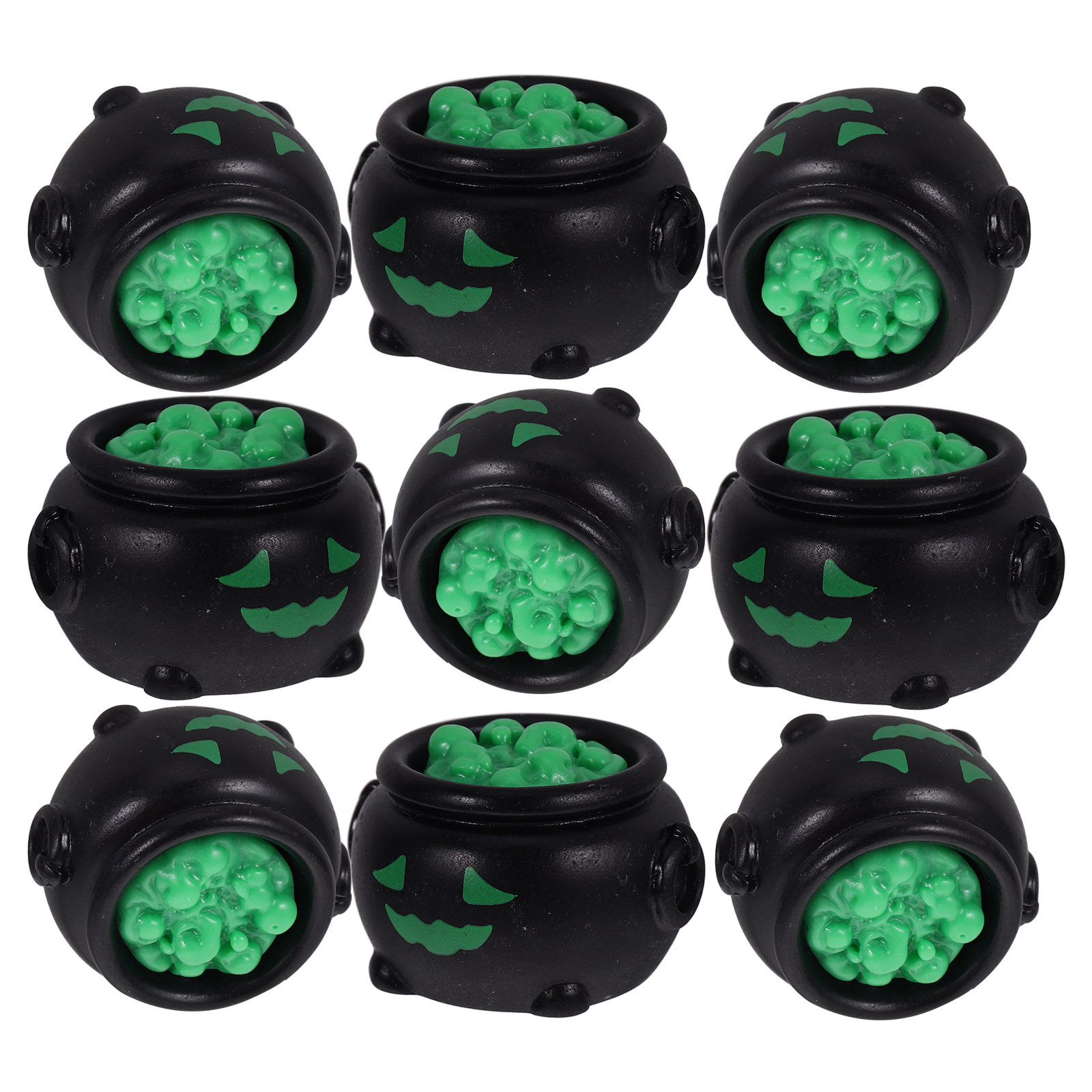 Resin Crafts - 10 stuks miniatuur heksenketel Halloween decoraties