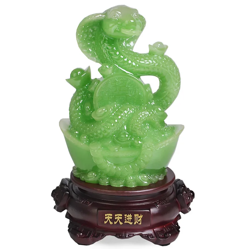 Resin Craft Material - Chinese Feng Shui Gelukszwaan Harsen Beeldje