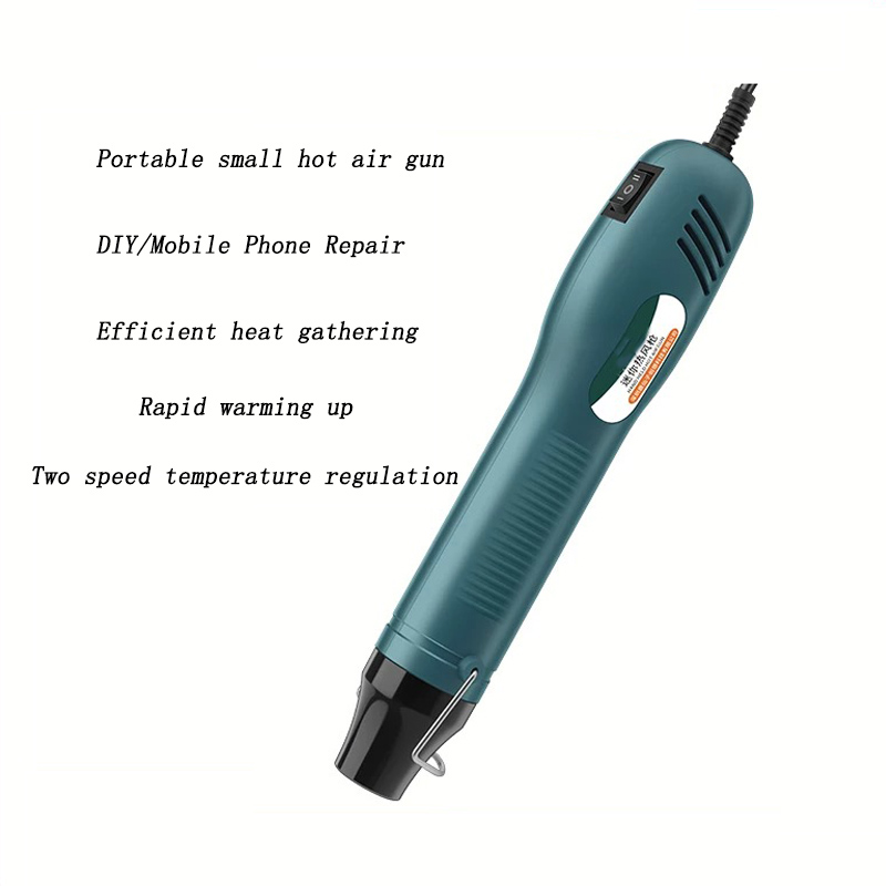 Heat Gun Small - Heteluchtpistool, klein, draagbaar, hogedrukweldpistool, handmatig, doe-het-zelf