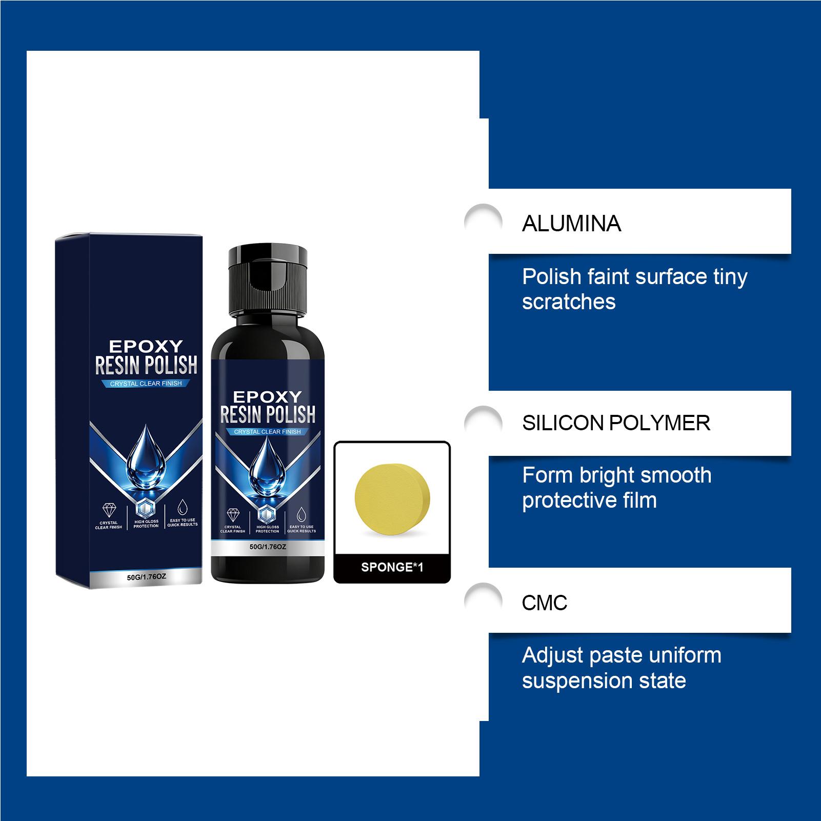 50G Epoxyhars Polijstset, Kras - Resin Craft Workshop recensie en prijs