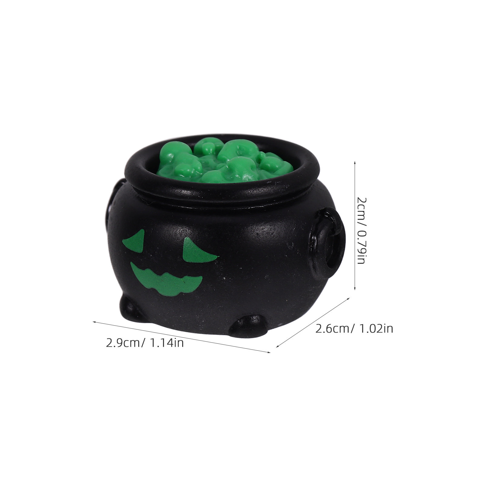 10 stuks miniatuur heksenketel - Resin Crafts recensie en prijs