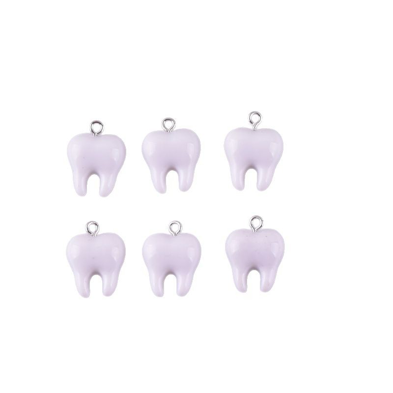 10 stuks schattige witte tande - Resin Craft Projects recensie en prijs