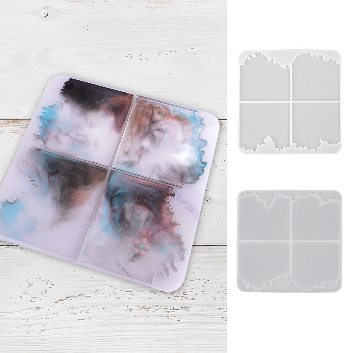 1 stuks kristal epoxy silicone - Resin Ocean Wave Mold recensie en prijs