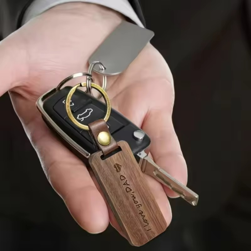 Houten sleutelhanger blanco gr - Wood Ring Blank recensie en prijs