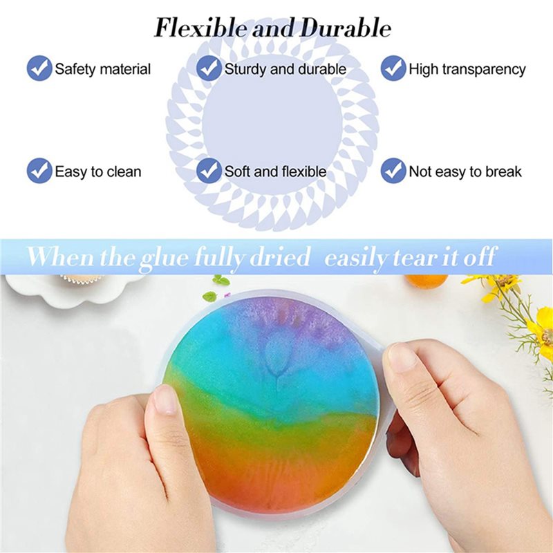 75STO-36 Pak DIY Ronde Silicon - Coaster Mold Round recensie en prijs