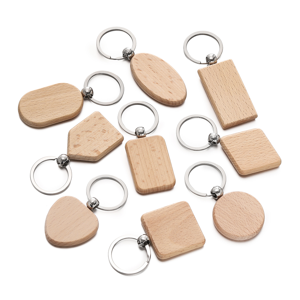 5 stks/partij blanco geometrie - Wood Ring Blank recensie en prijs