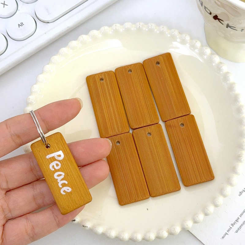 Lege natuurlijke bamboe plak s - Wood Ring Blank recensie en prijs
