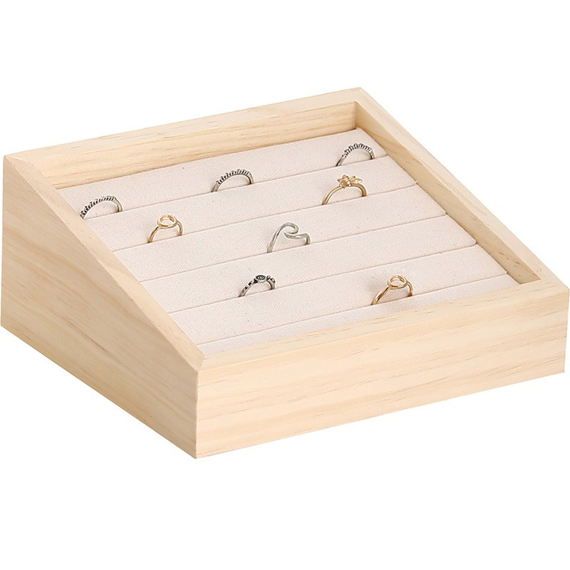 1Pc Hout Sieraden Display Lade - Wood Ring Blank recensie en prijs
