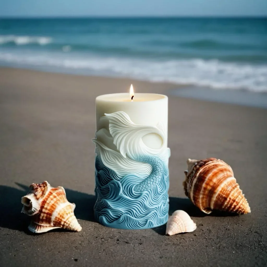 DIY oceaangolf schuim cilindri - Resin Ocean Wave Mold recensie en prijs