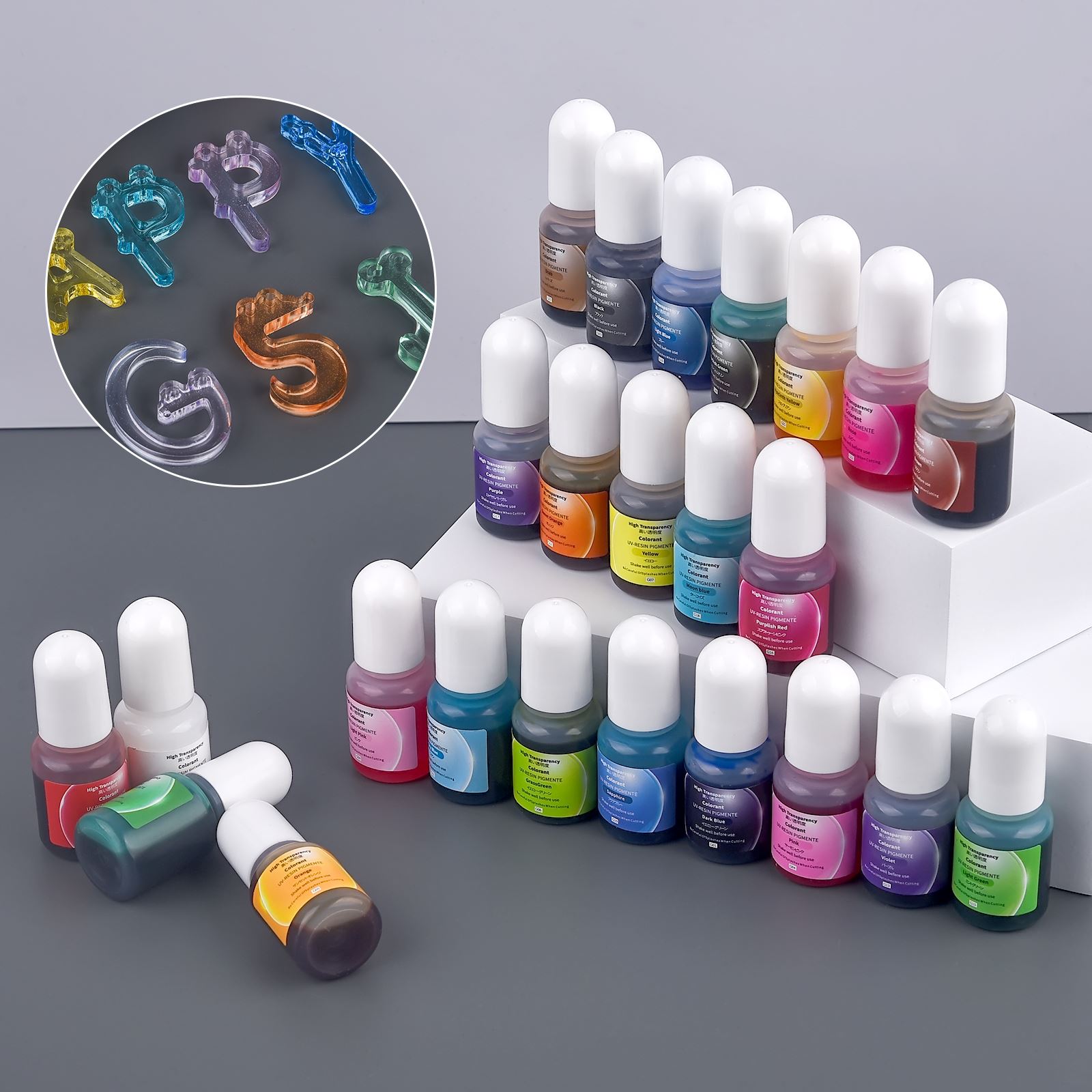 24 Kleuren 5 ml Epoxyhars Pigm - Epoxy Uv Resin Kit recensie en prijs