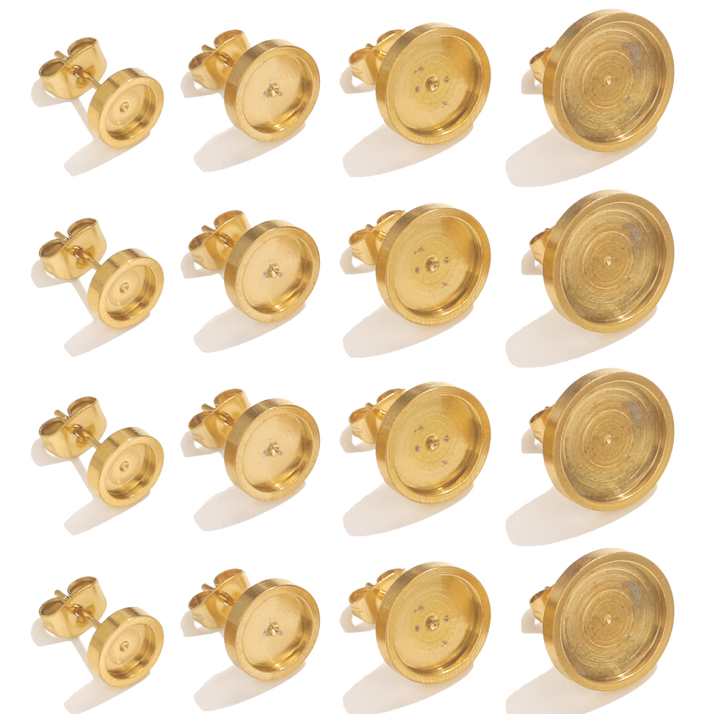 10st roestvrij staal gouden oo - Resin Jewelry Kit recensie en prijs