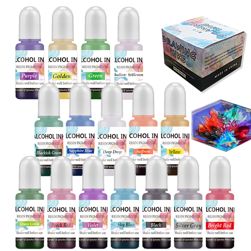 Een Set Inkt Alcohol Hars Pigm - Resin Dye Alcohol recensie en prijs